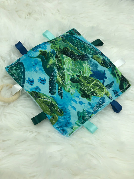 Turtle- Crinkle Tag Sensory