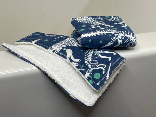 Dino Bones - Washcloth