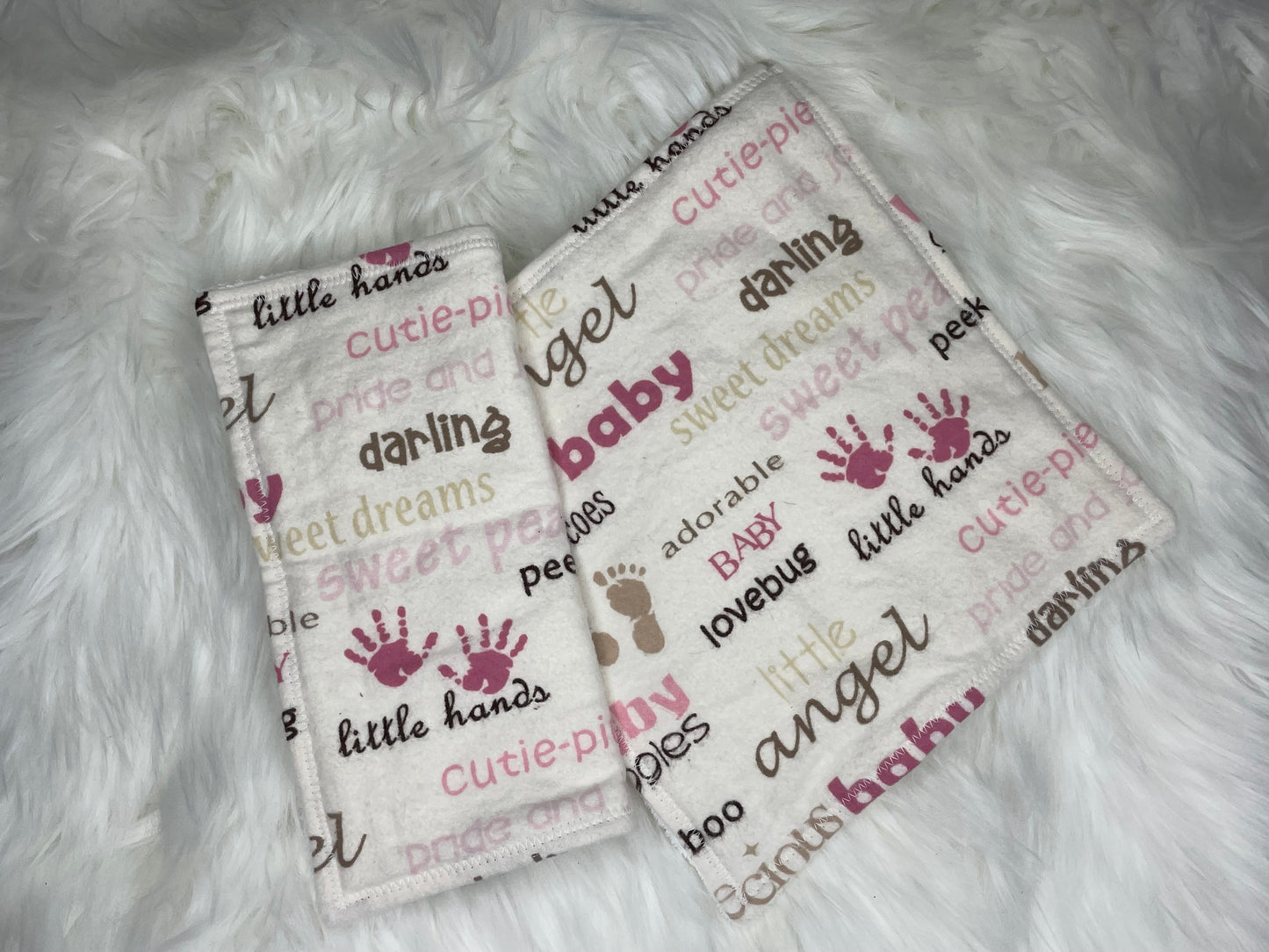 Baby Girl Words - Washcloth