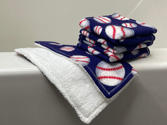 Baseballs - Washcloth