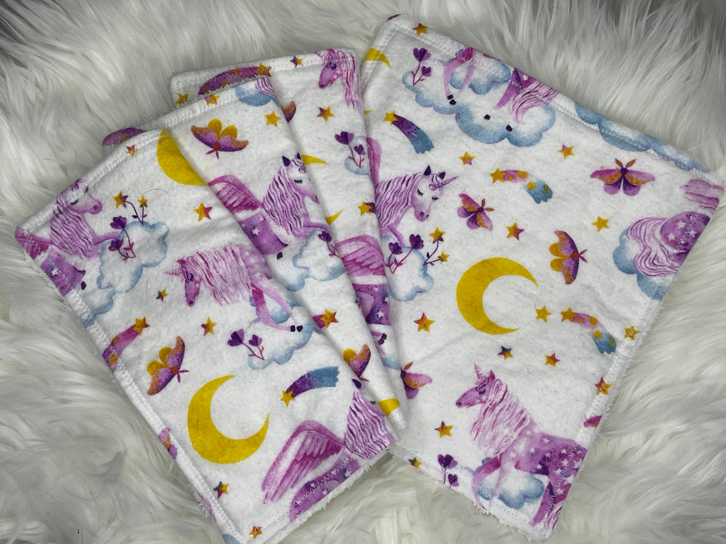 Pink Unicorns - Washcloth