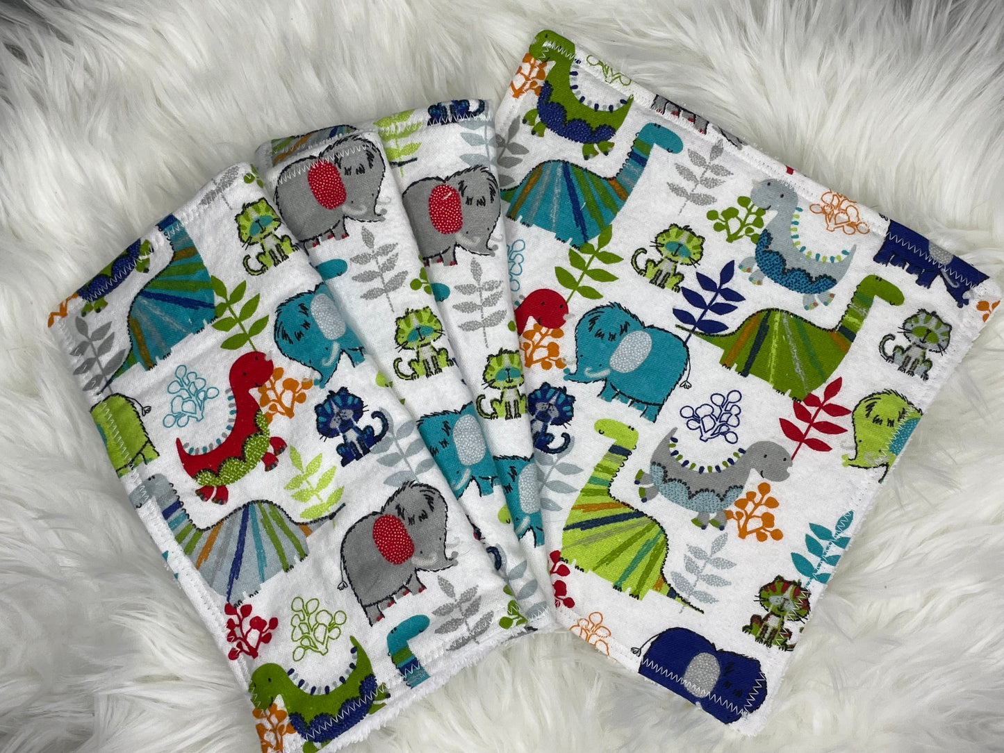 Cartoon Dinosaurs - Washcloth