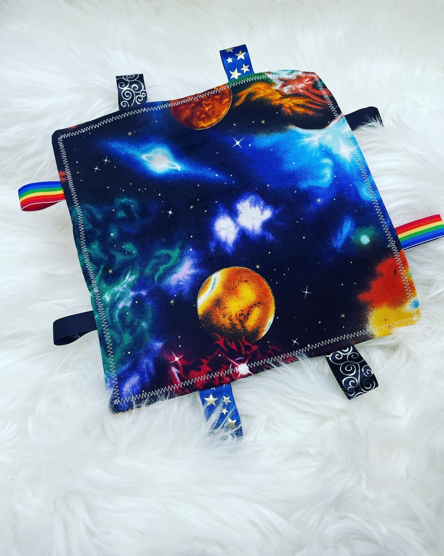 Space- Crinkle Tag Sensory