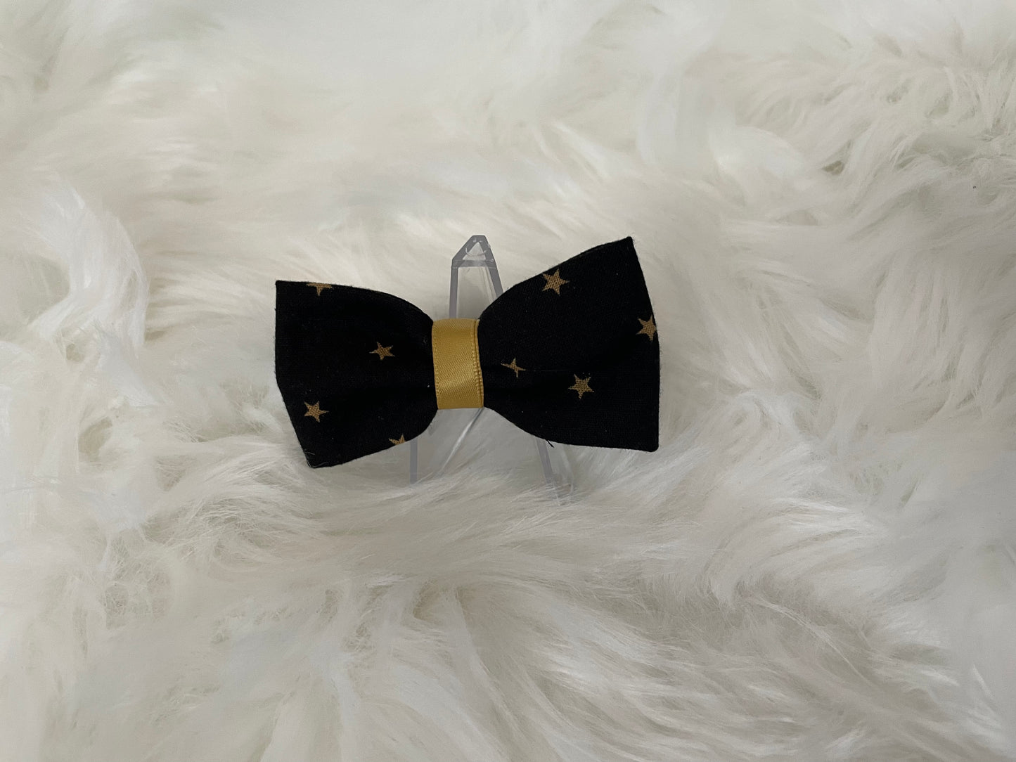 Black with Gold Stars- Bow