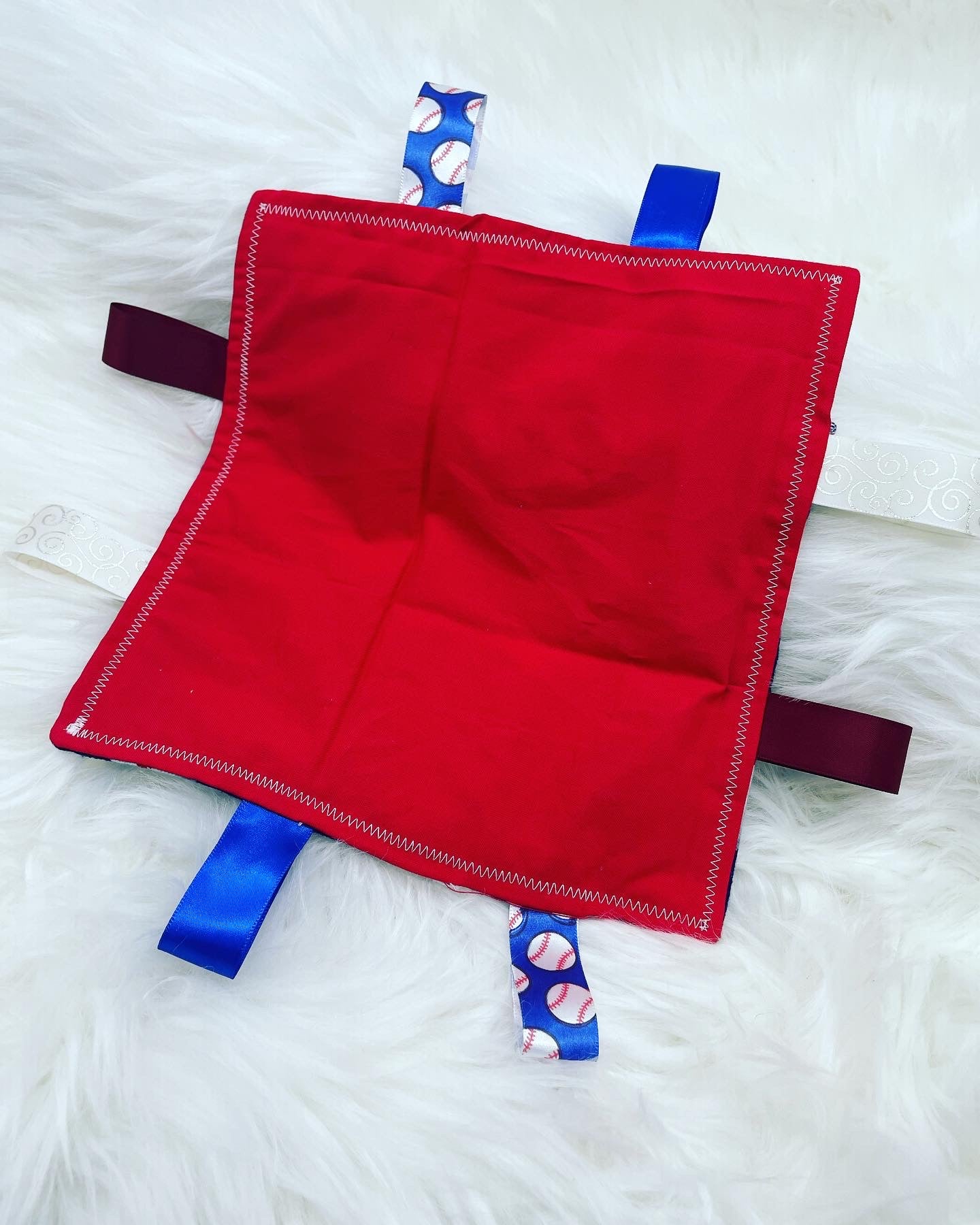 Baseball - Crinkle Tag Sensory