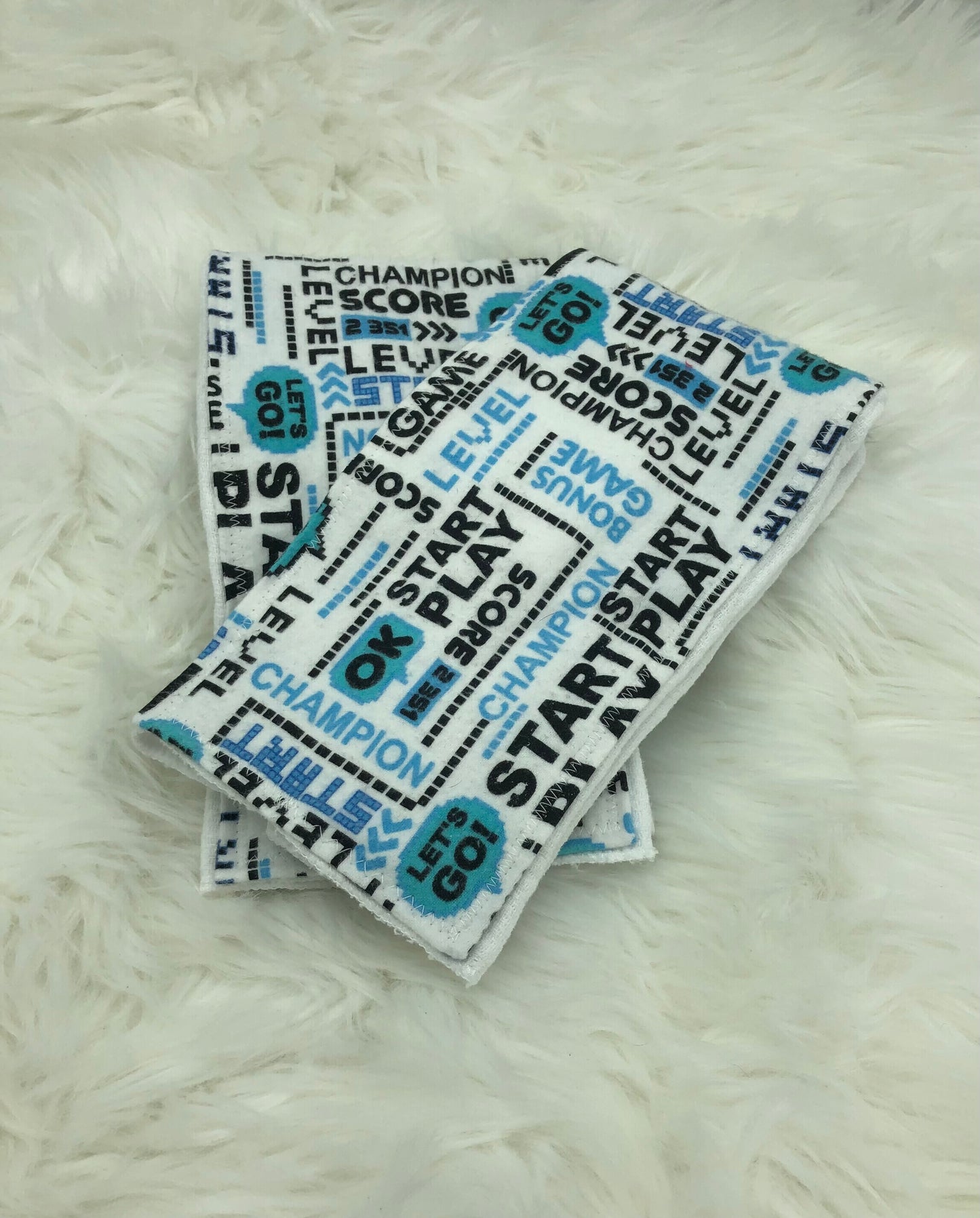 **Limited Edition** Game Play Burp Cloth Set