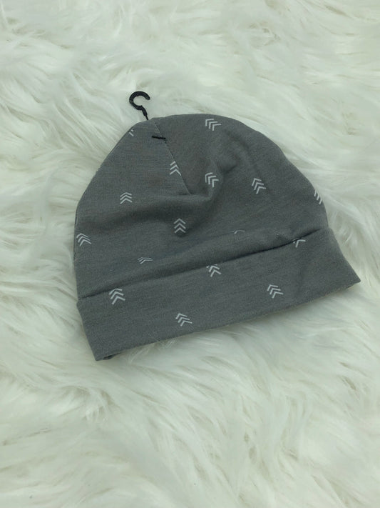 Grey Chevron Arrows Beanie Hat