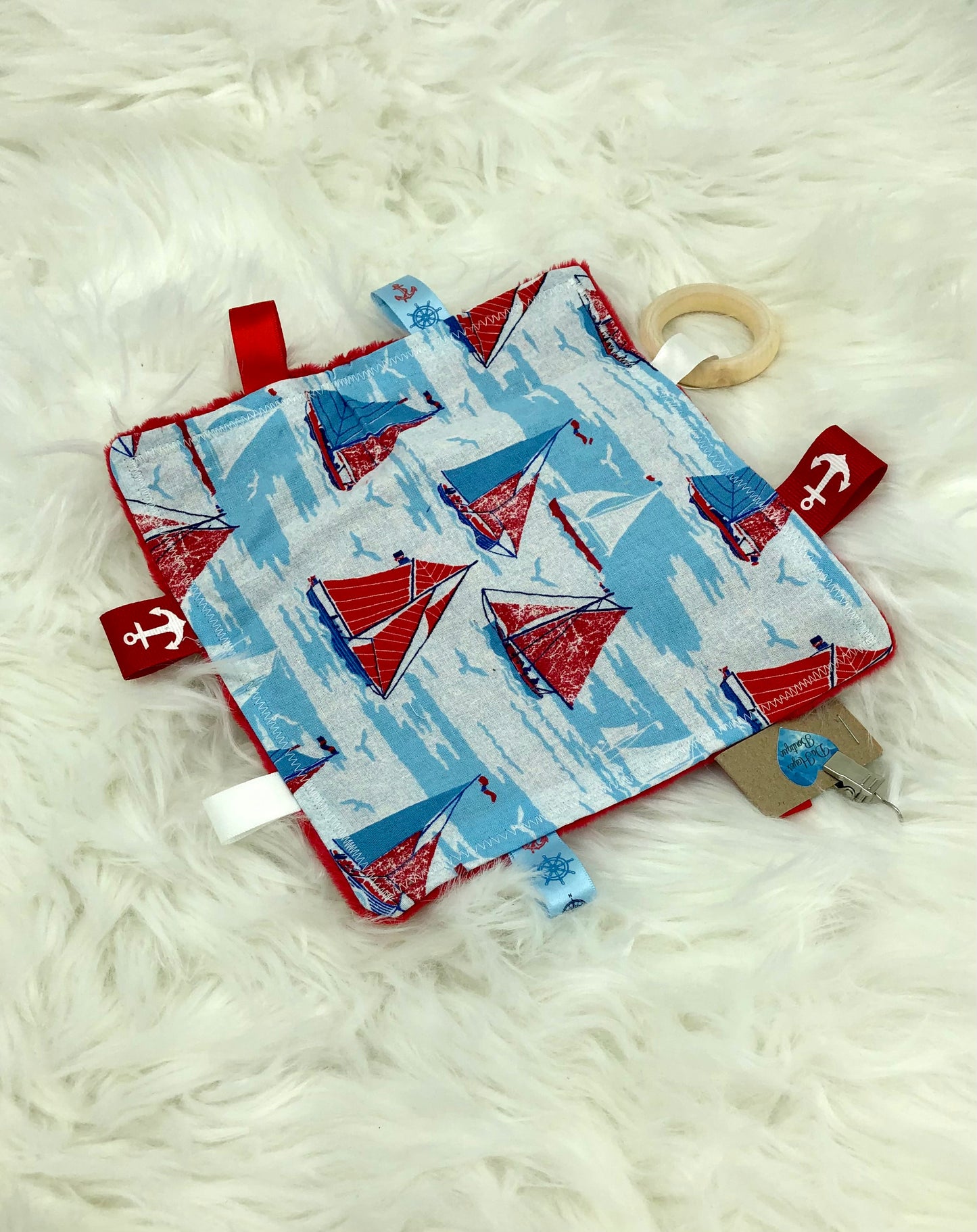 Sailboats - Crinkle Tag Sensory