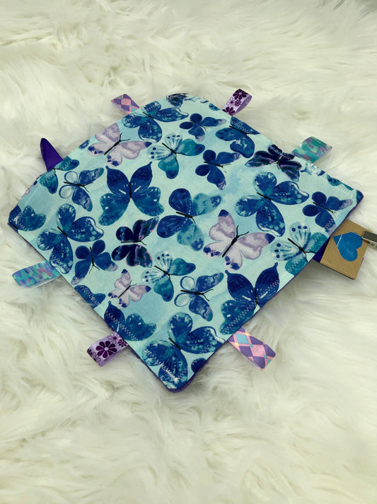 Purple Butterflies - Crinkle Tag Sensory