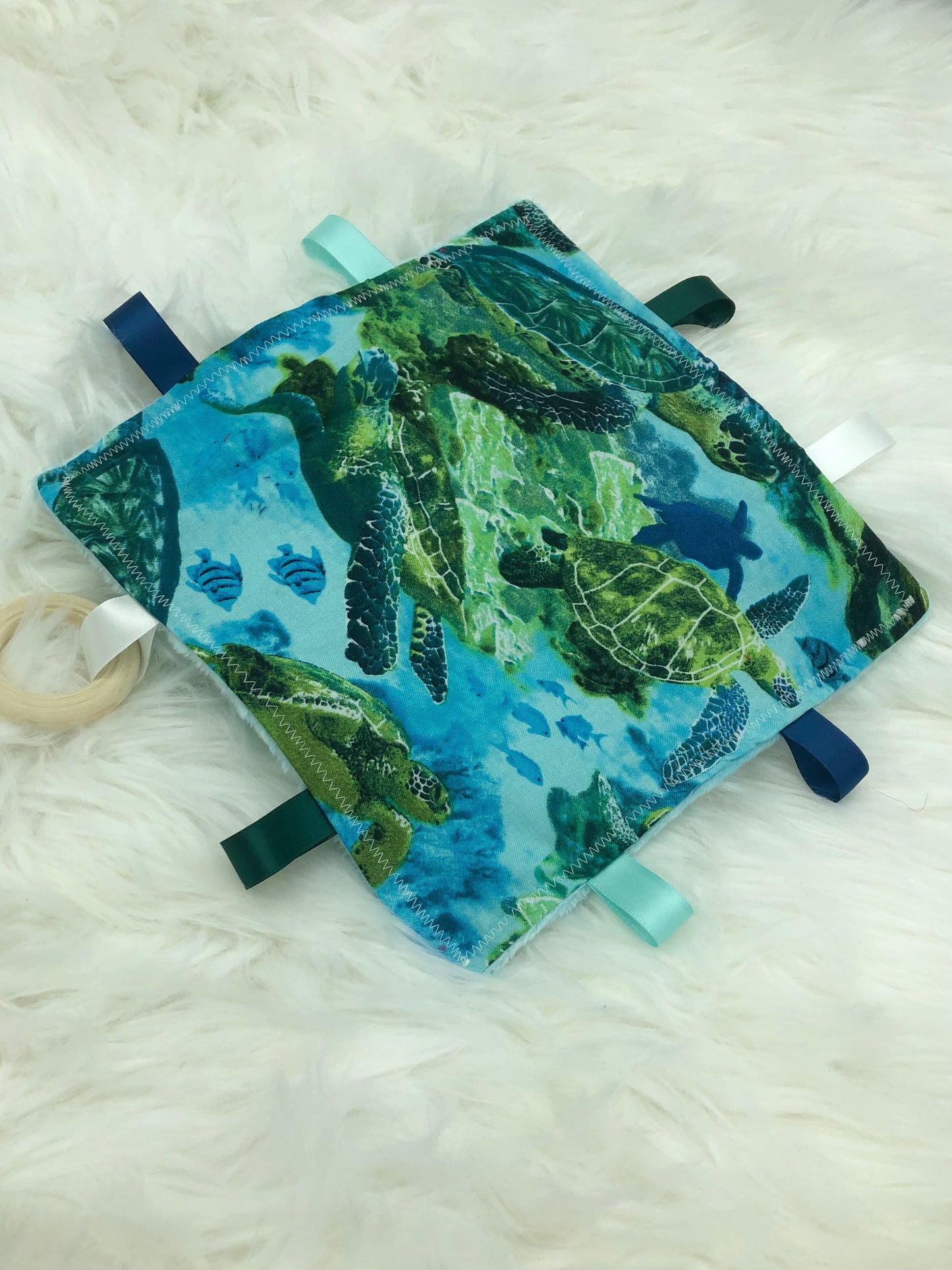Turtle- Crinkle Tag Sensory
