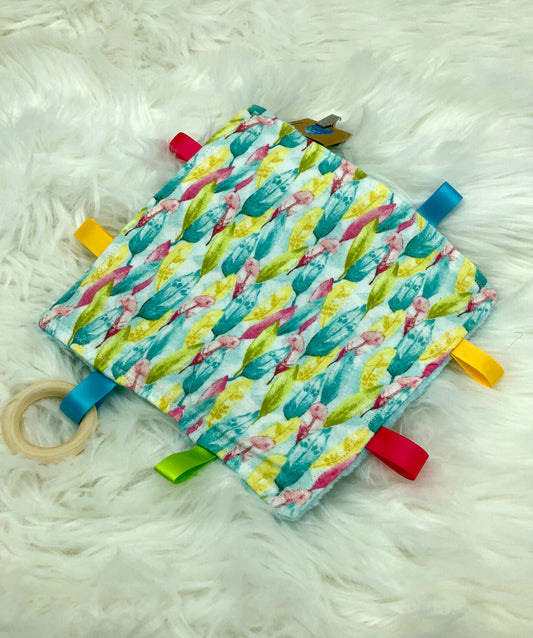 Feathers- Crinkle Tag Sensory
