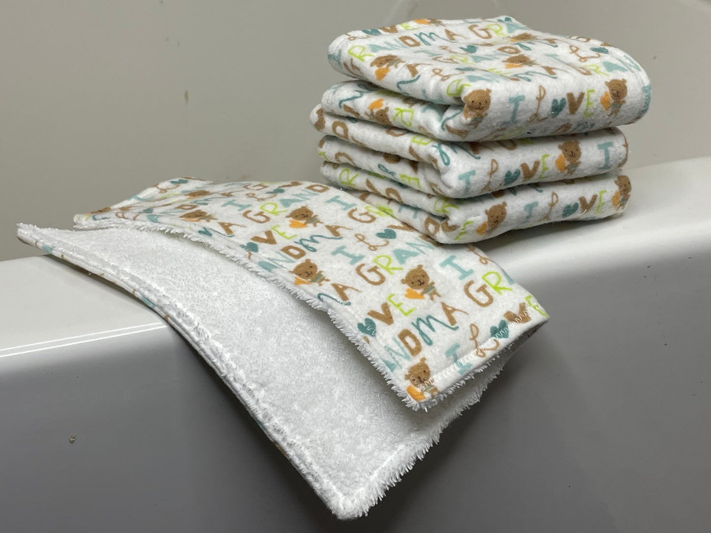 I Love Grandma- Washcloth