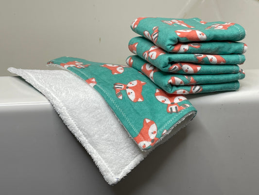 Foxes- Washcloth
