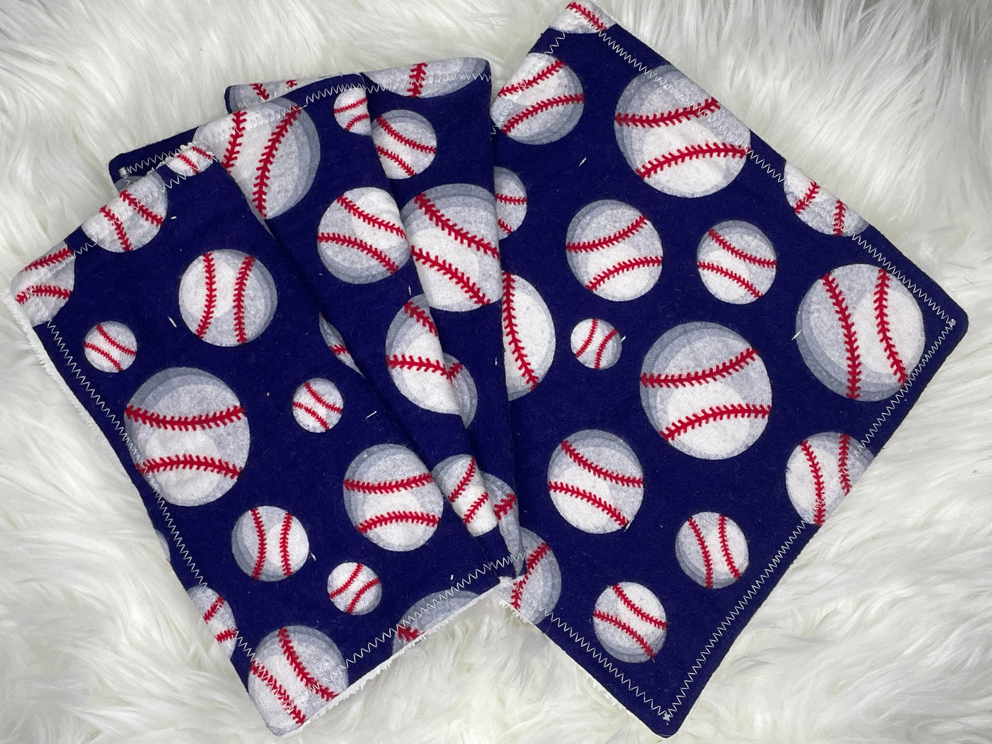 Baseballs - Washcloth