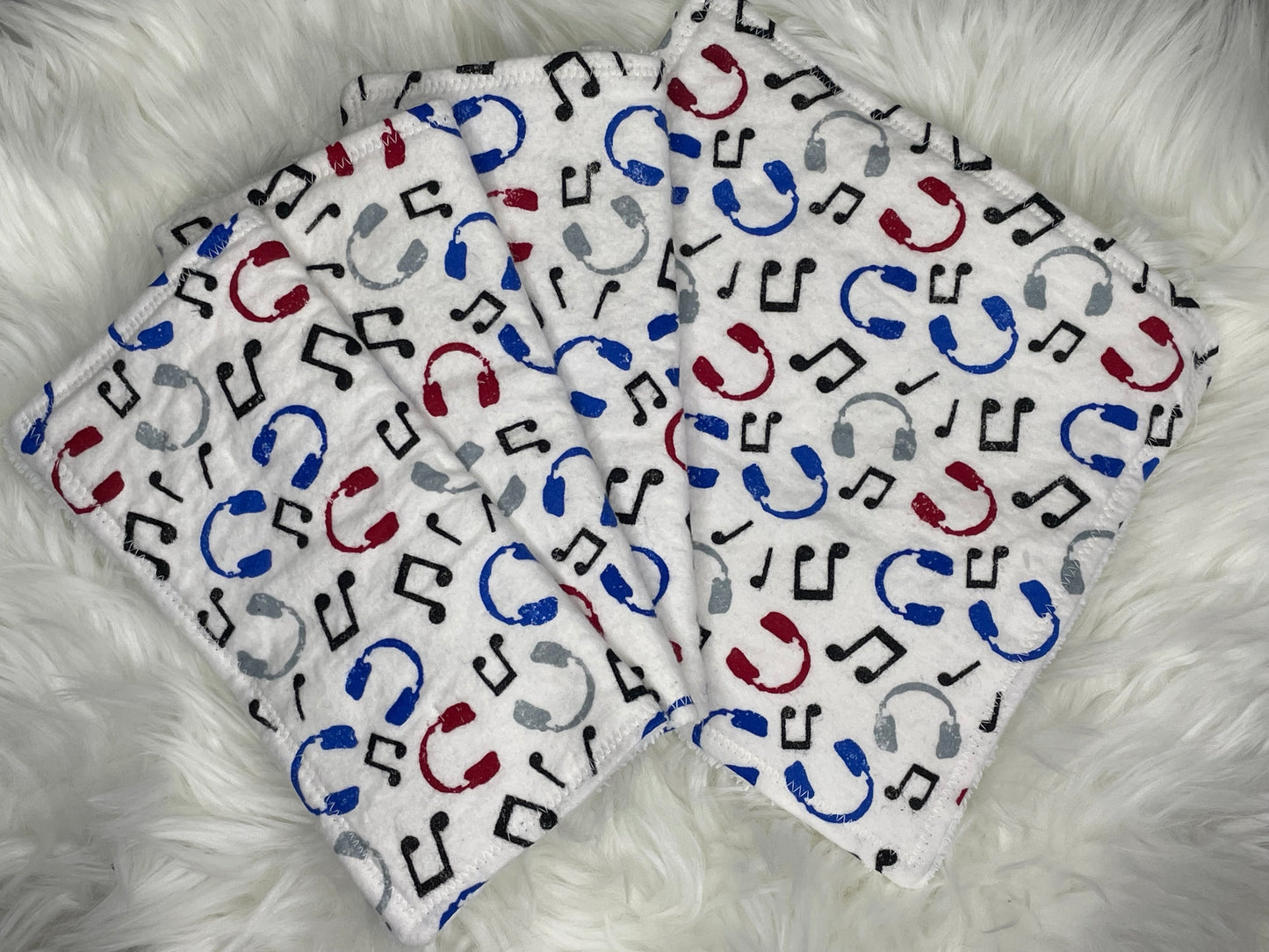 Musical Notes - Washcloth