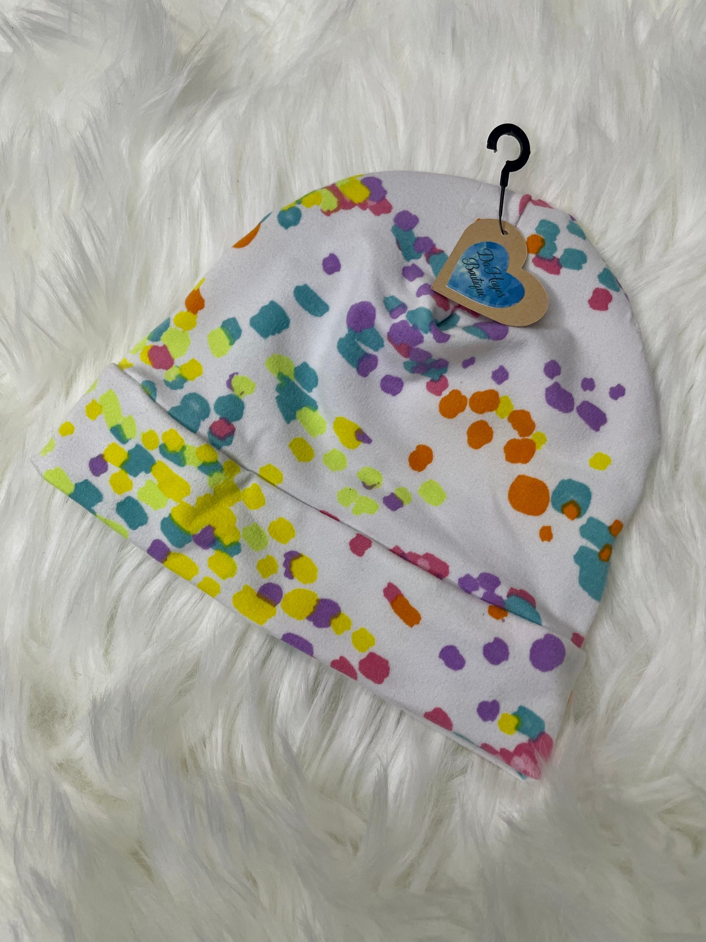 Bright Confetti Beanie Hat