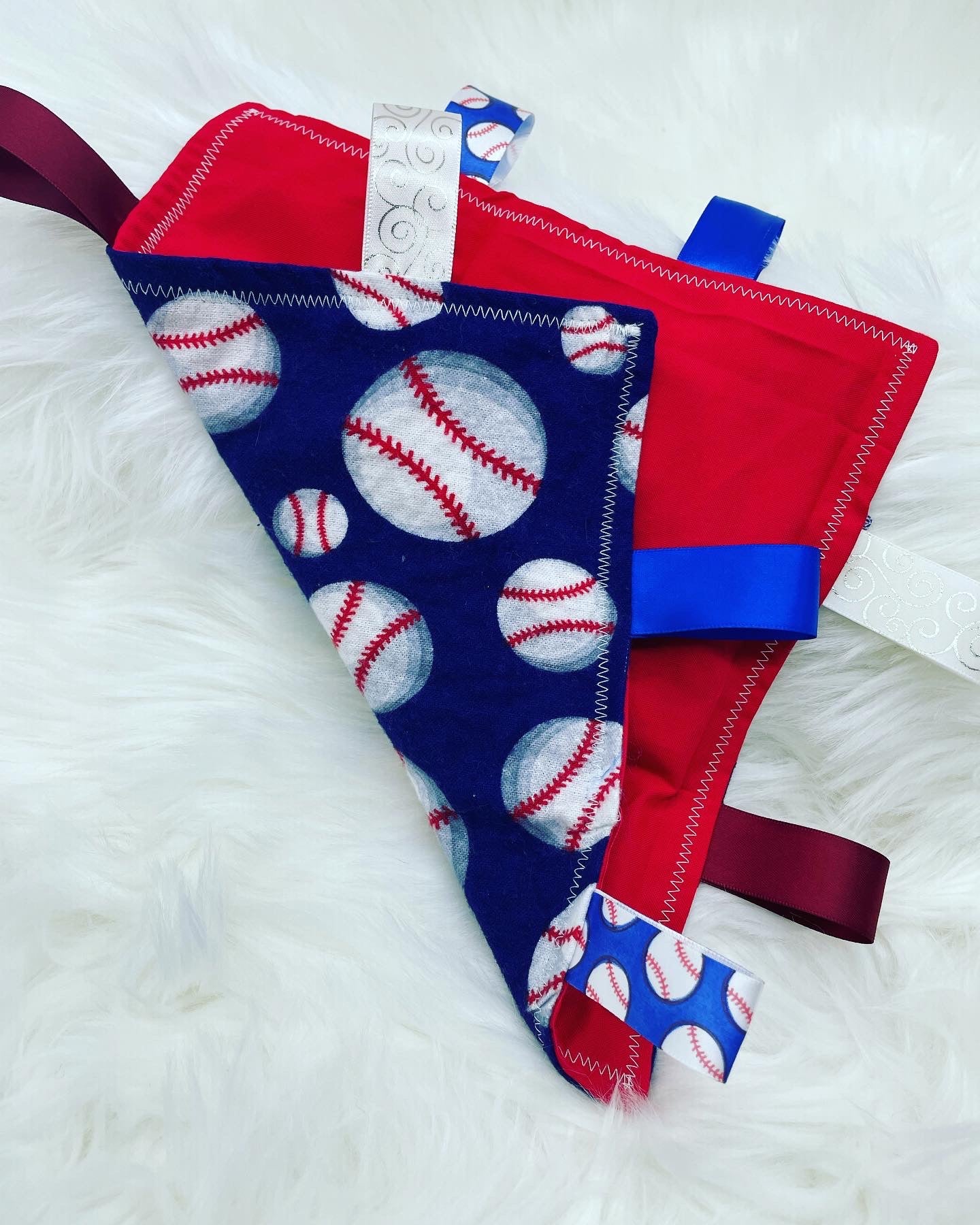 Baseball - Crinkle Tag Sensory