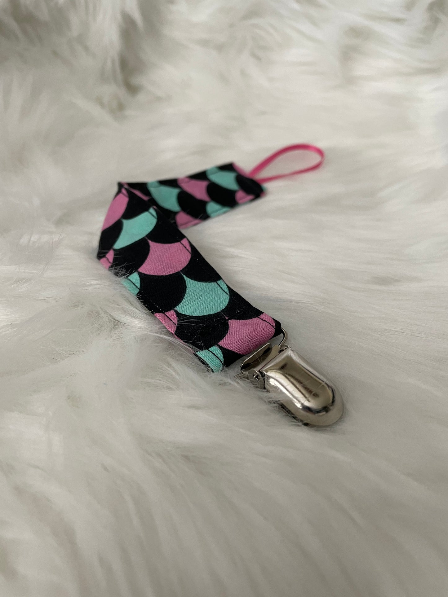 Mermaid Scales - Pacifier/Toy Tether Individual