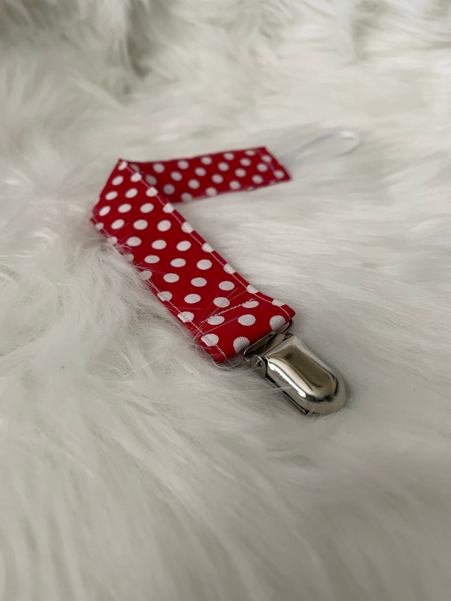 Polka Dots - Pacifier/Toy Tether Individual