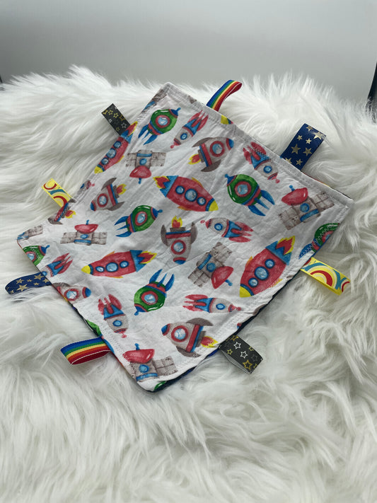Space Ships - Crinkle Tag Sensory