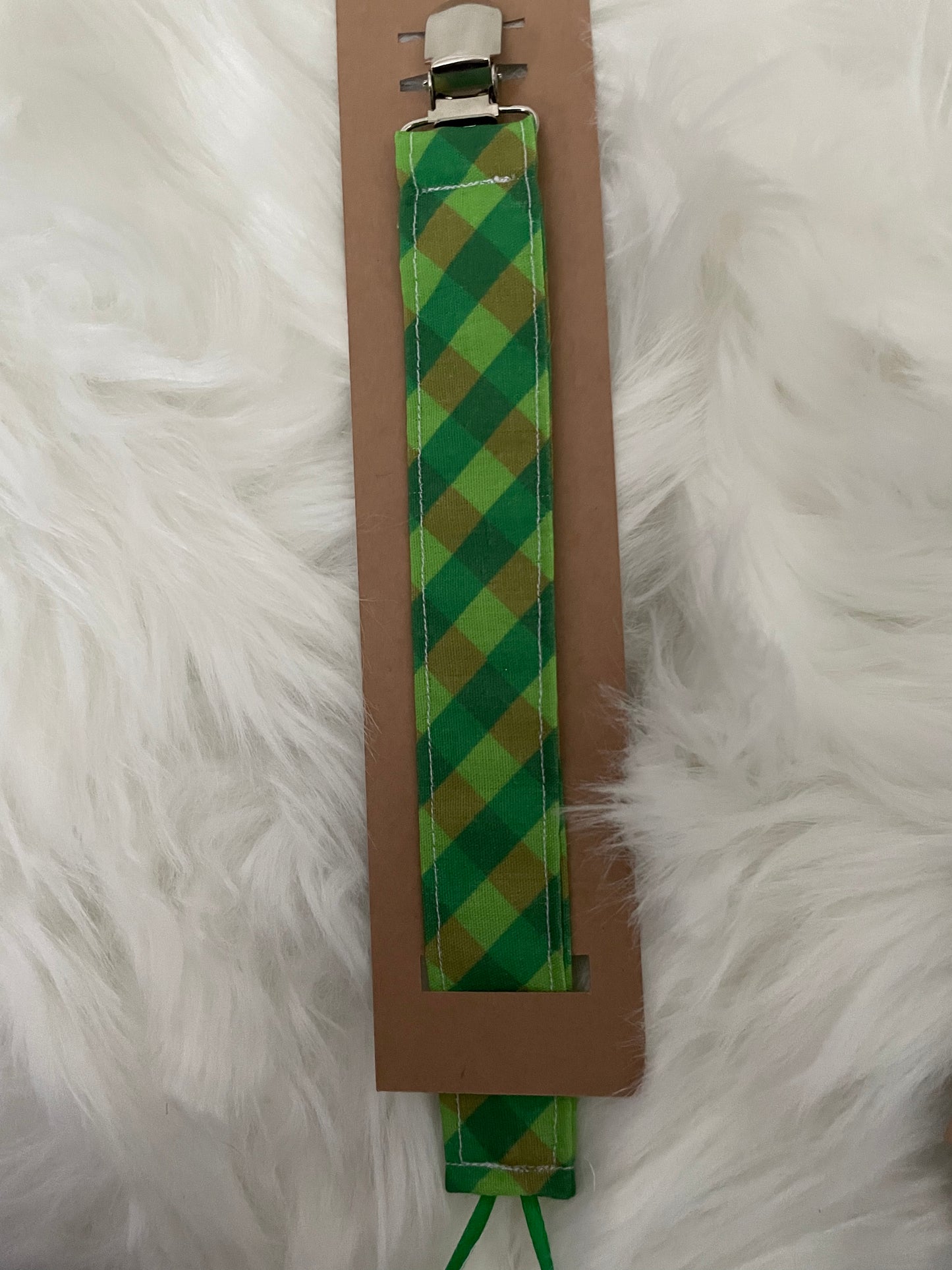 Lucky Shamrocks- Holiday Pacifier/Toy Tether Individual