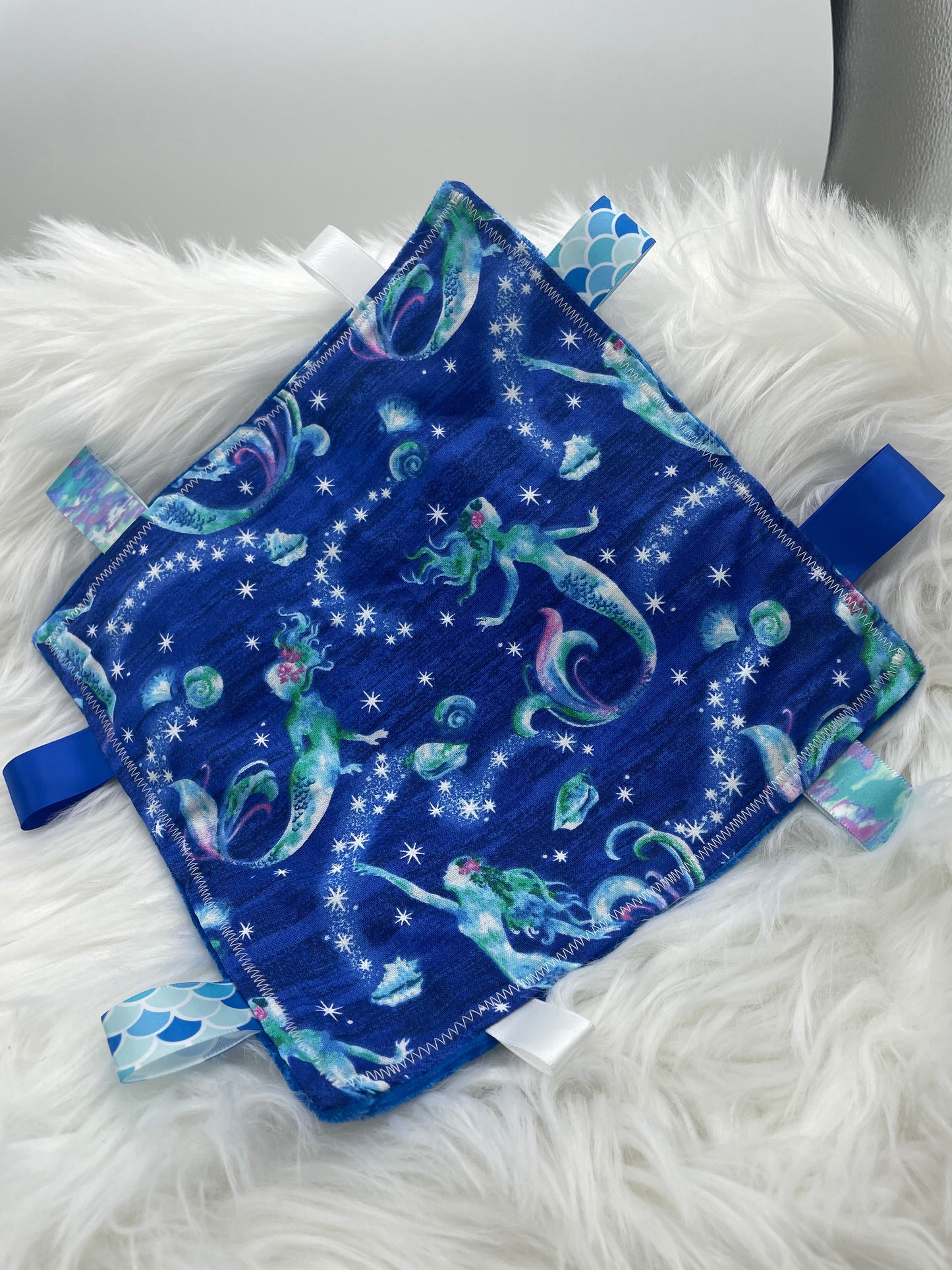 Jewel Tone Mermaids - Crinkle Tag Sensory