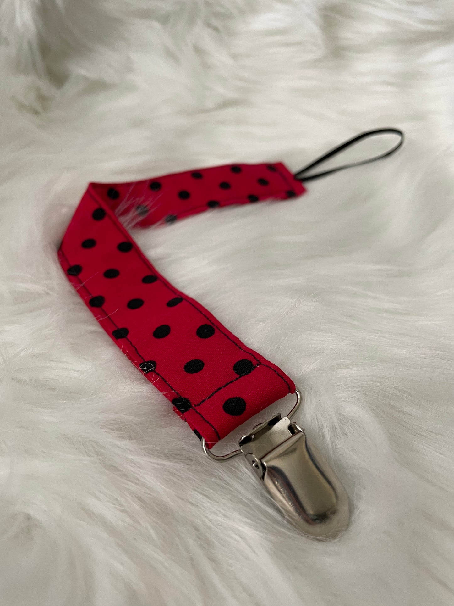 Polka Dots - Pacifier/Toy Tether Individual