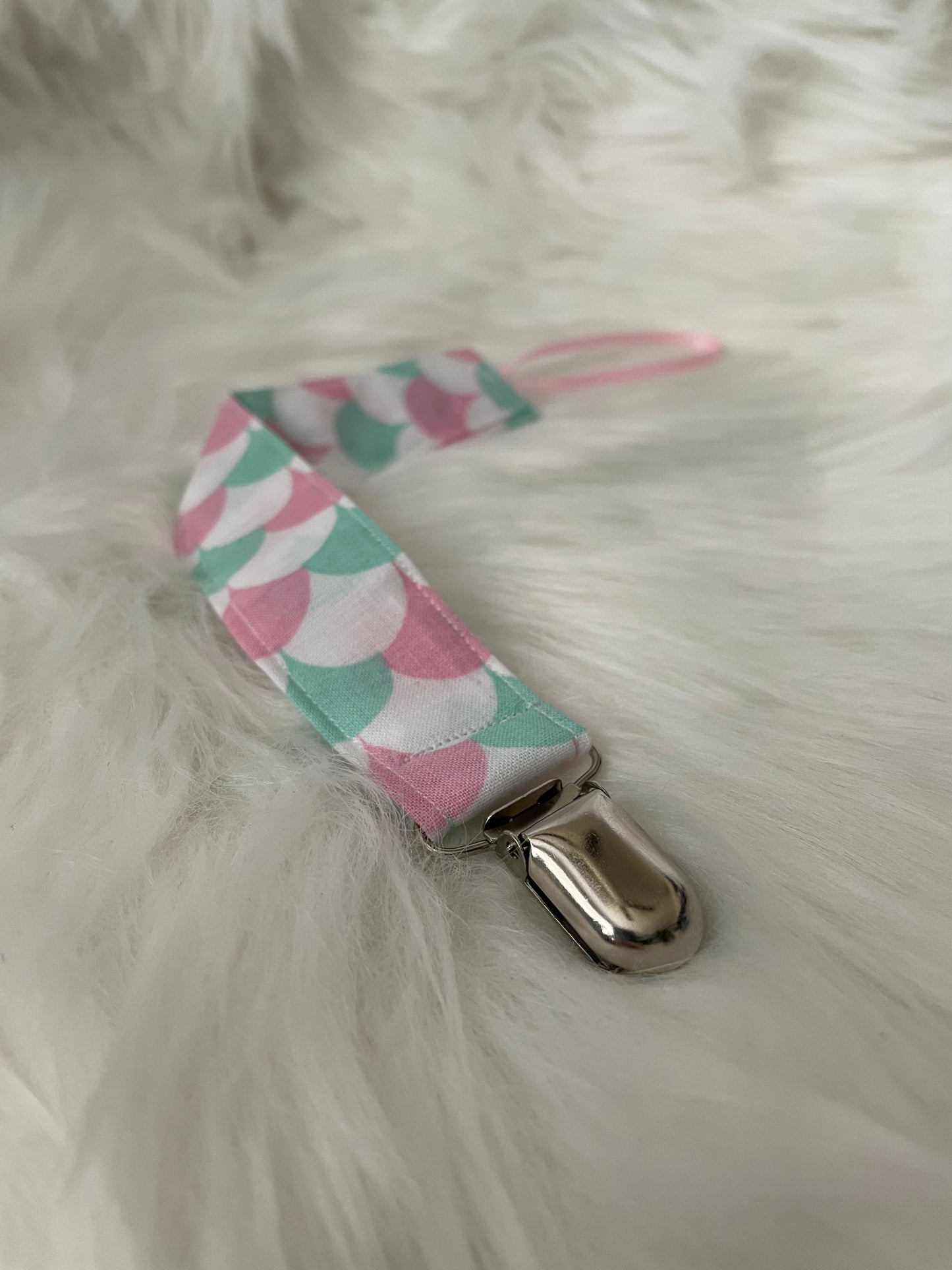 Mermaid Scales - Pacifier/Toy Tether Individual