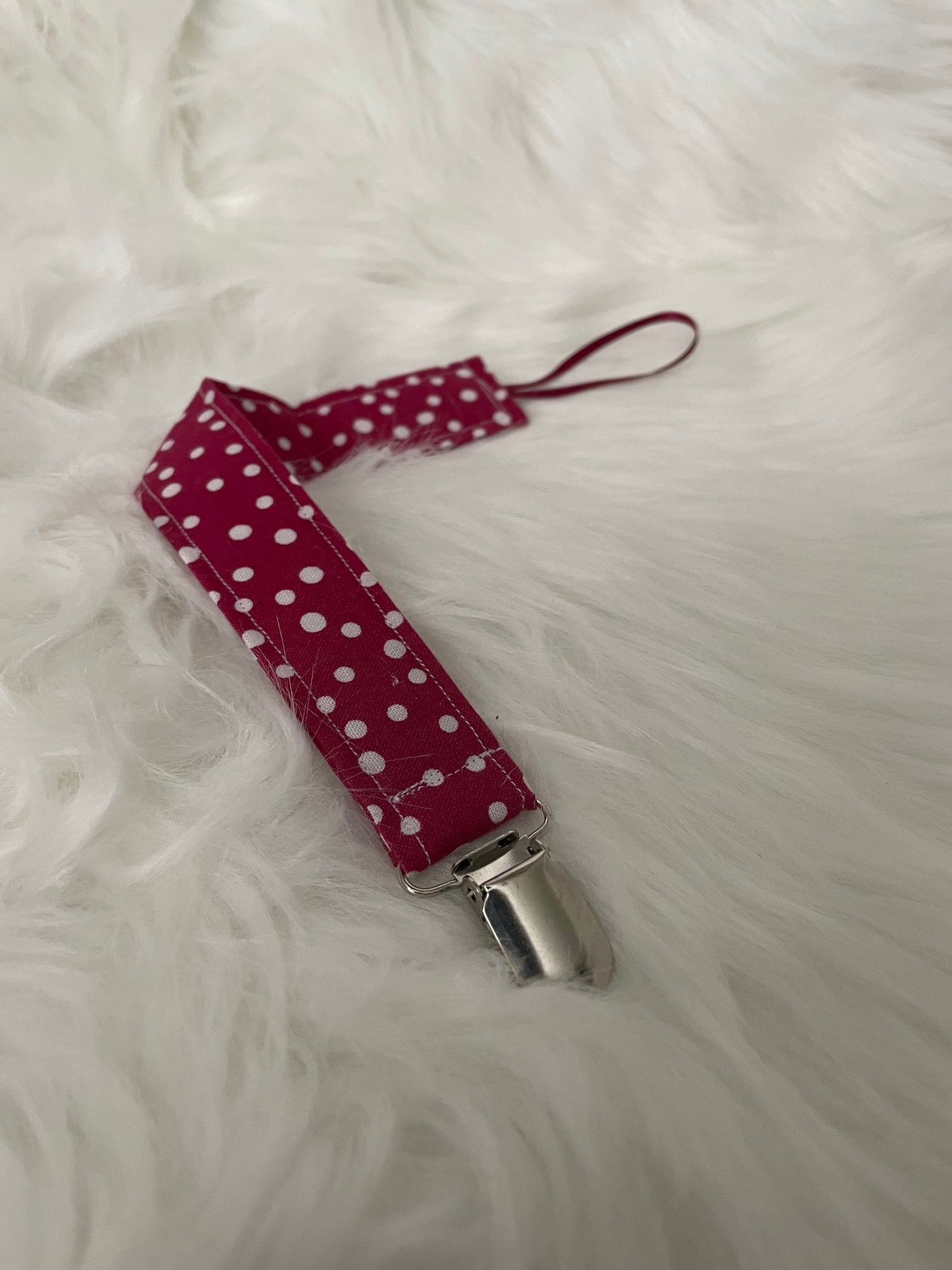 Polka Dots - Pacifier/Toy Tether Individual