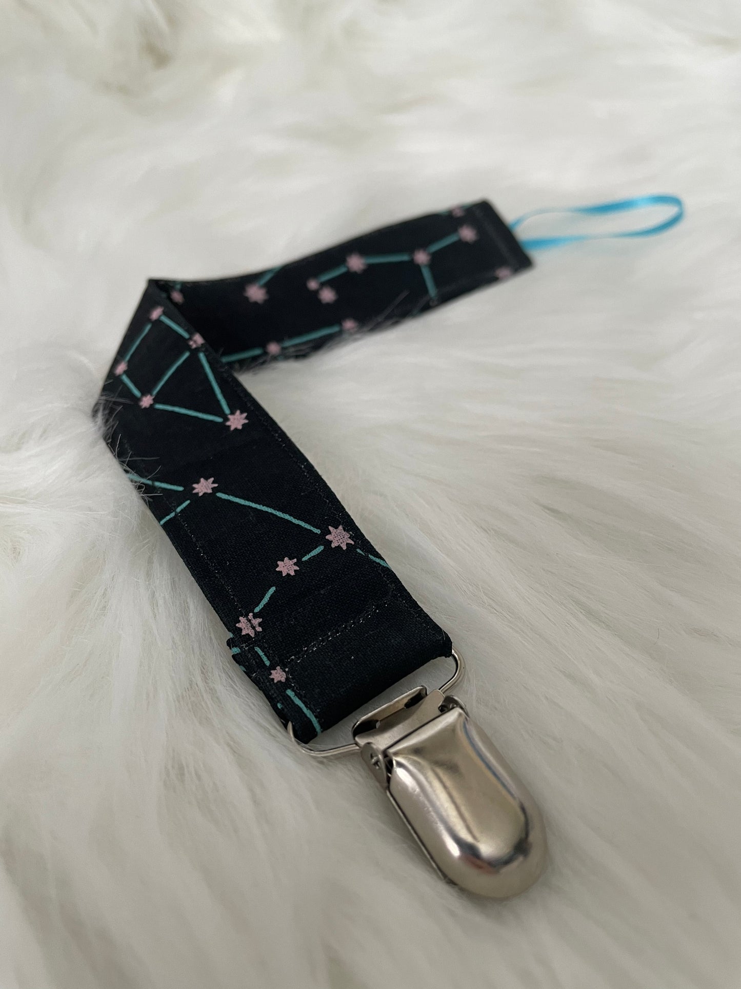 Moons and Stars- Pacifier/Toy Tether Individual