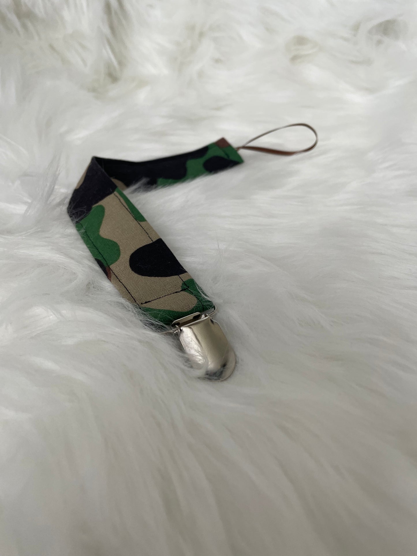 Camouflage - Pacifier/Toy Tether Individual