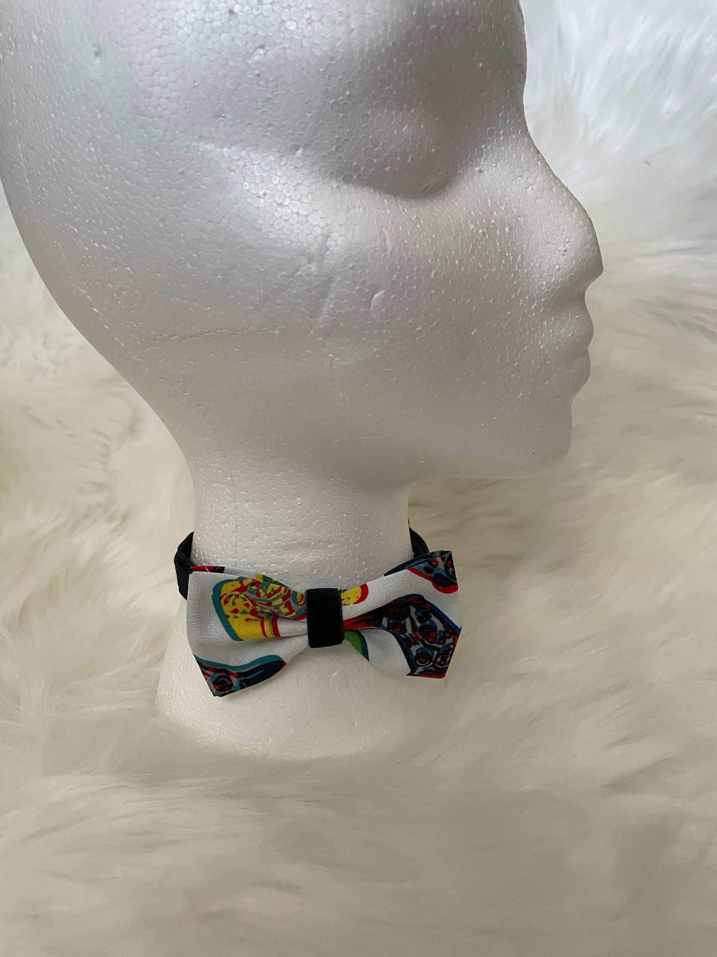 White with Multi Color Controllers - Bow Tie Single