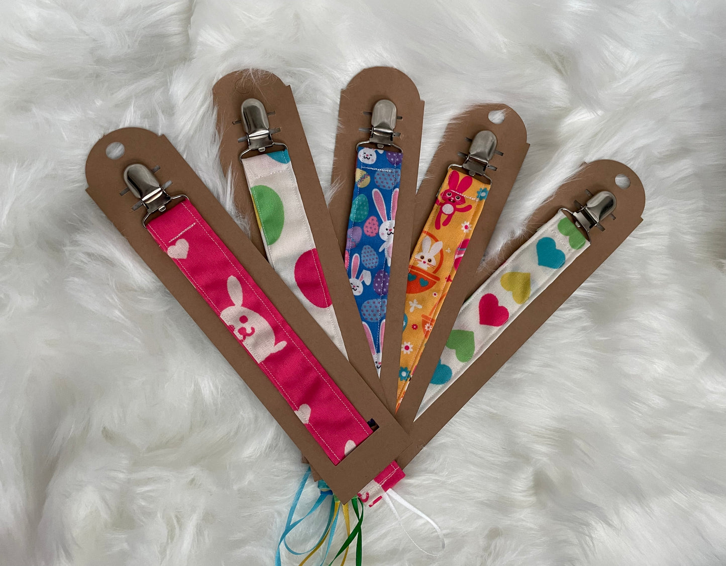 Bunny Trail - Holiday Pacifier/Toy Tether Individual
