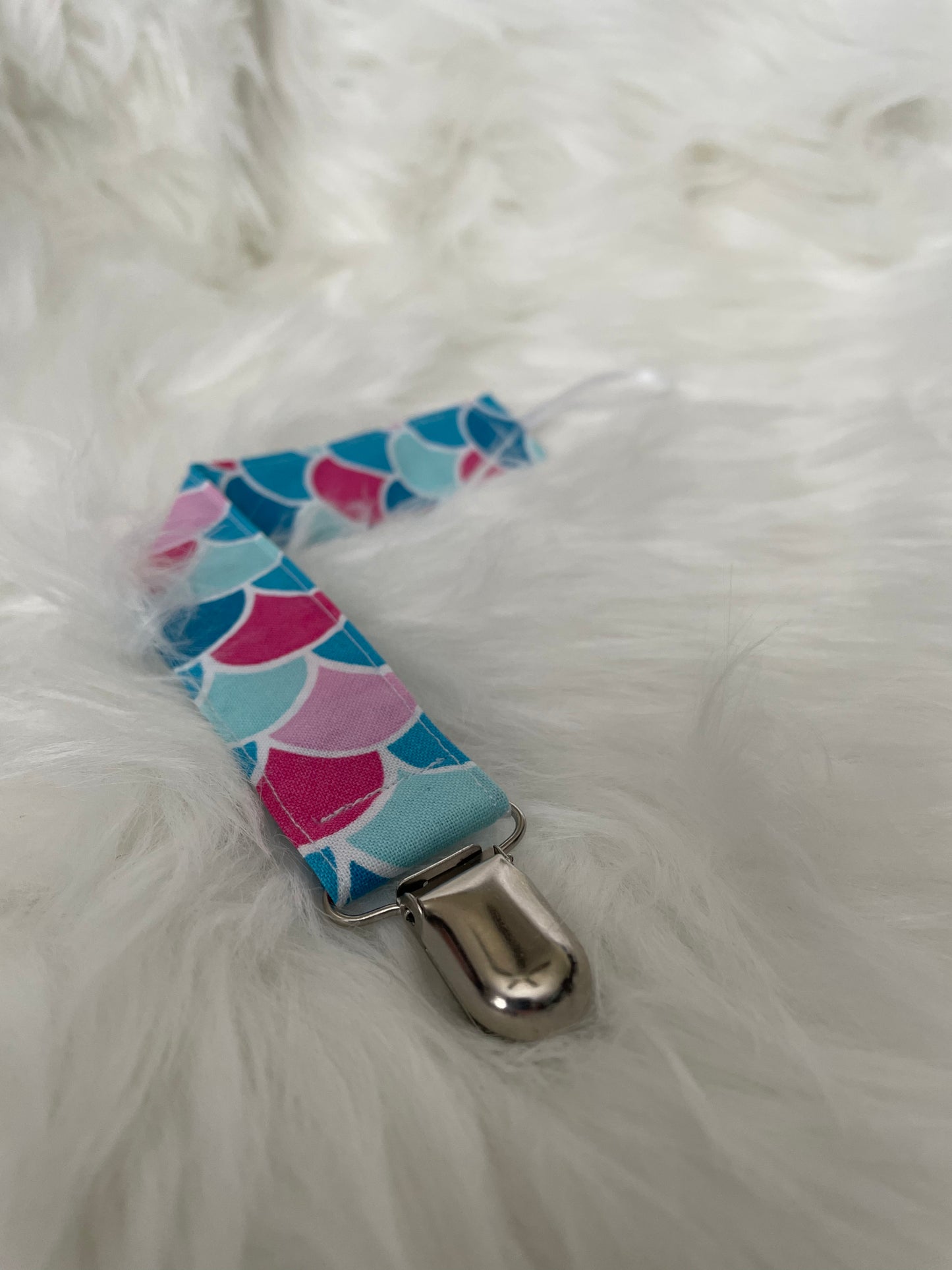 Mermaid Scales - Pacifier/Toy Tether Individual