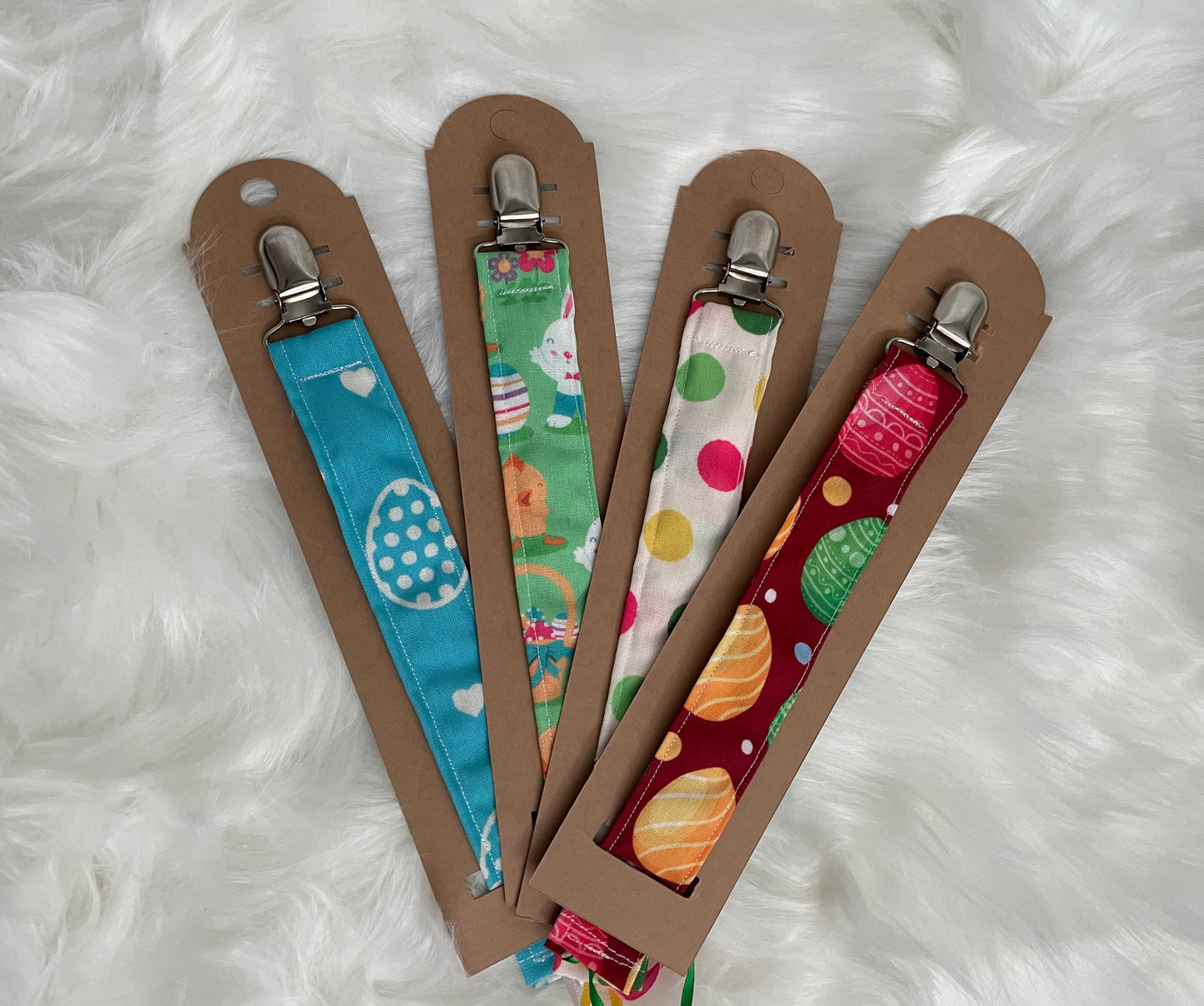 Bunny Trail - Holiday Pacifier/Toy Tether Individual