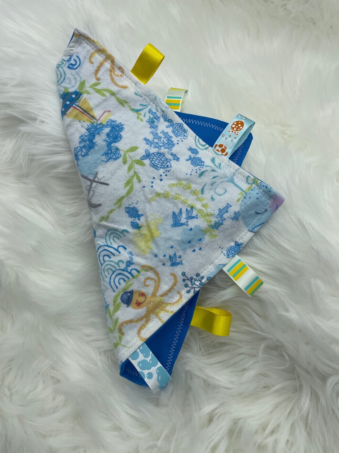 Blue Whale - Crinkle Tag Sensory