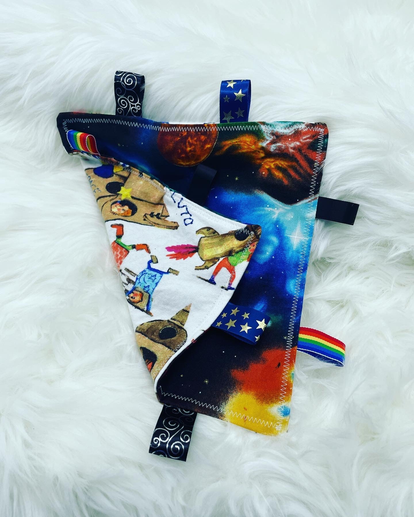 Space- Crinkle Tag Sensory