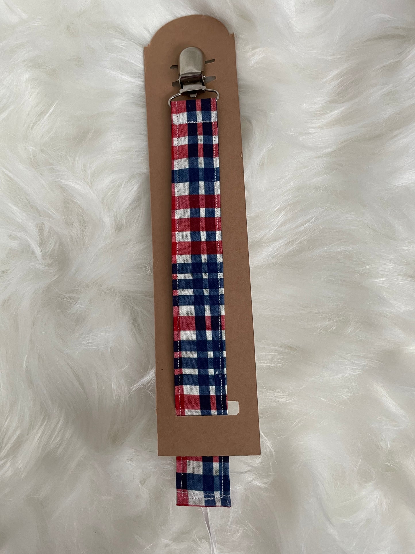 Red, White and Blue - Holiday Pacifier/Toy Tether Individual