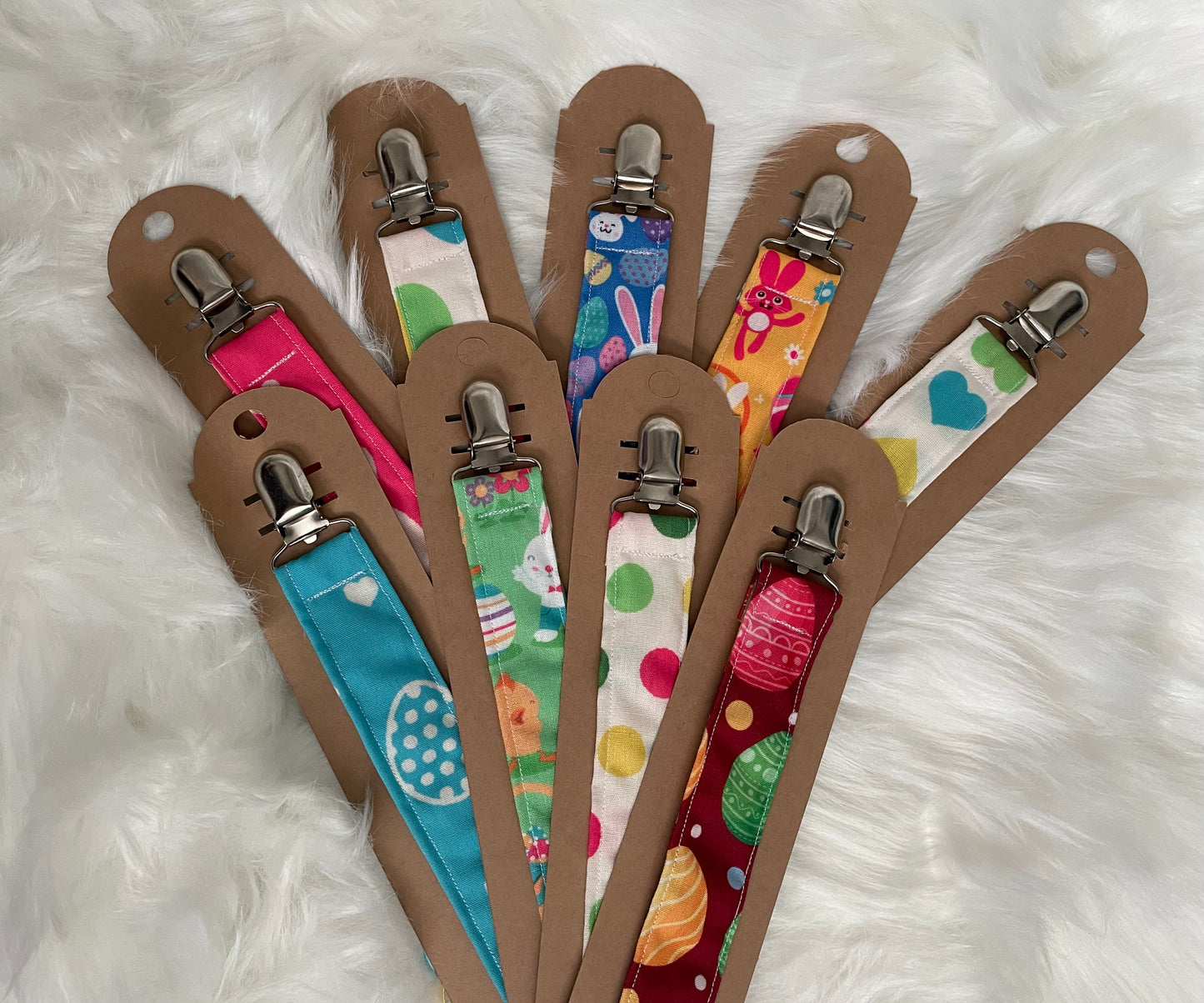 Bunny Trail - Holiday Pacifier/Toy Tether Individual