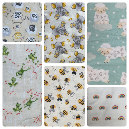 Burp Cloth Set - Neutral Patterns(Made to Order)