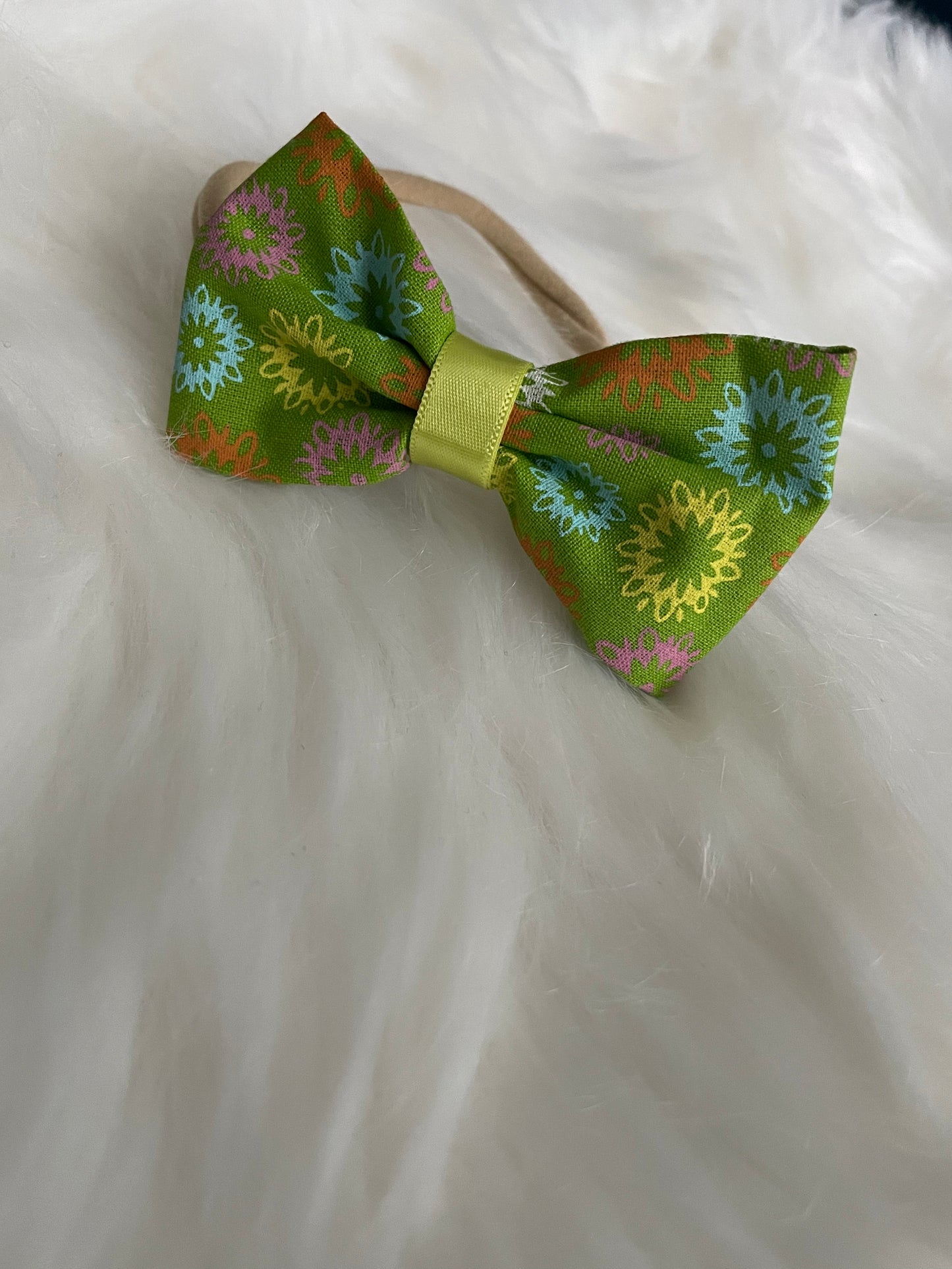 Pastel Flowers - Bow