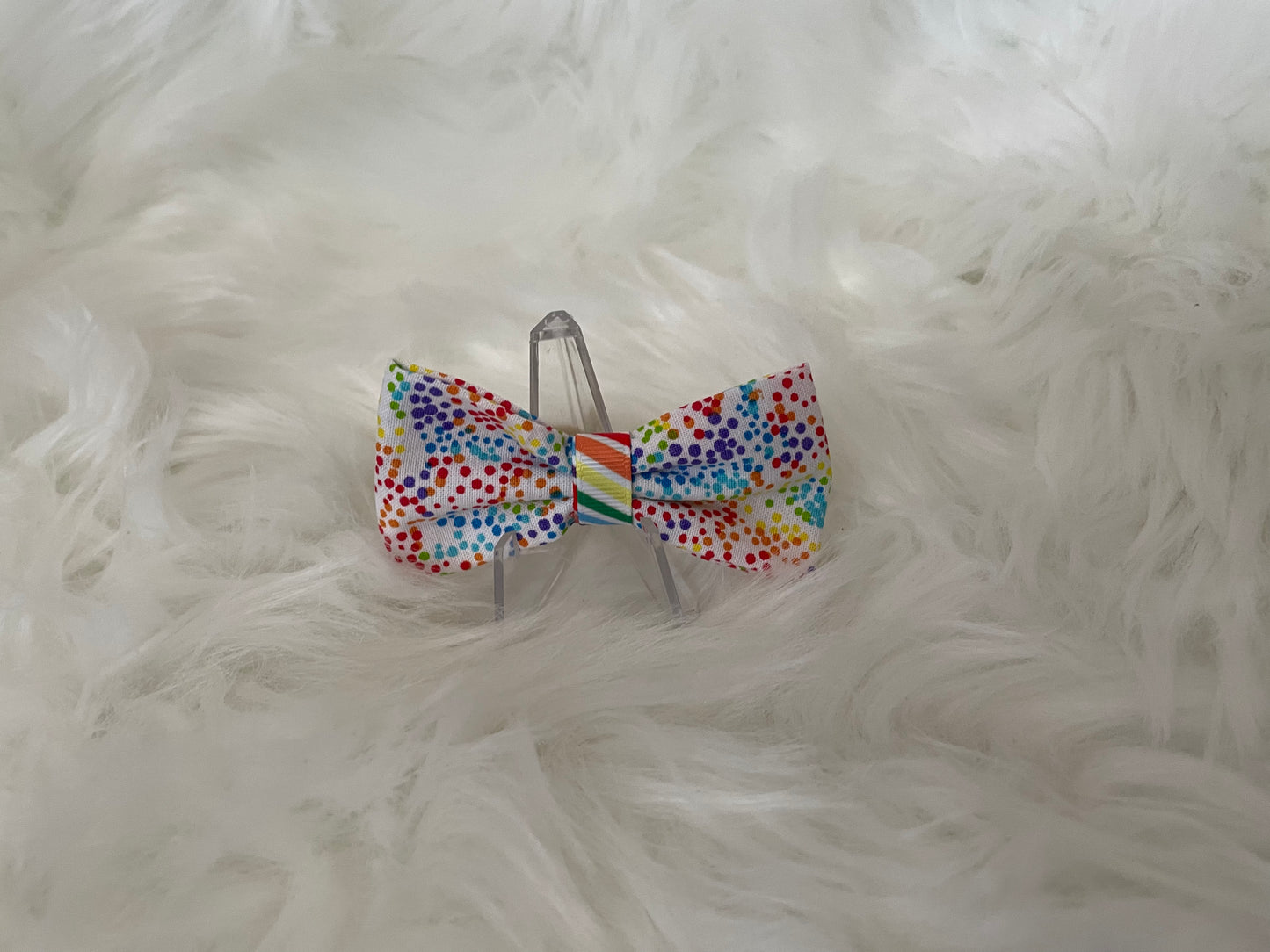 Rainbow Dots - Bow