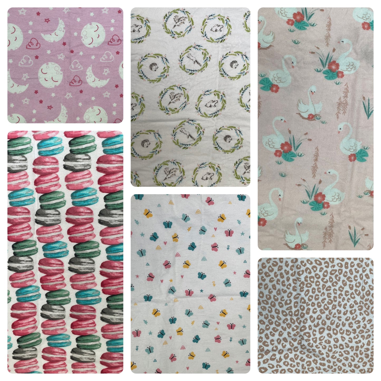 Pretty in Pink - Made to Order Burp Cloth Set