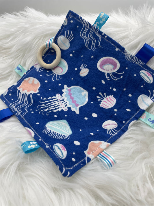 Jelly Fish - Crinkle Tag Sensory *Glows in the Dark*