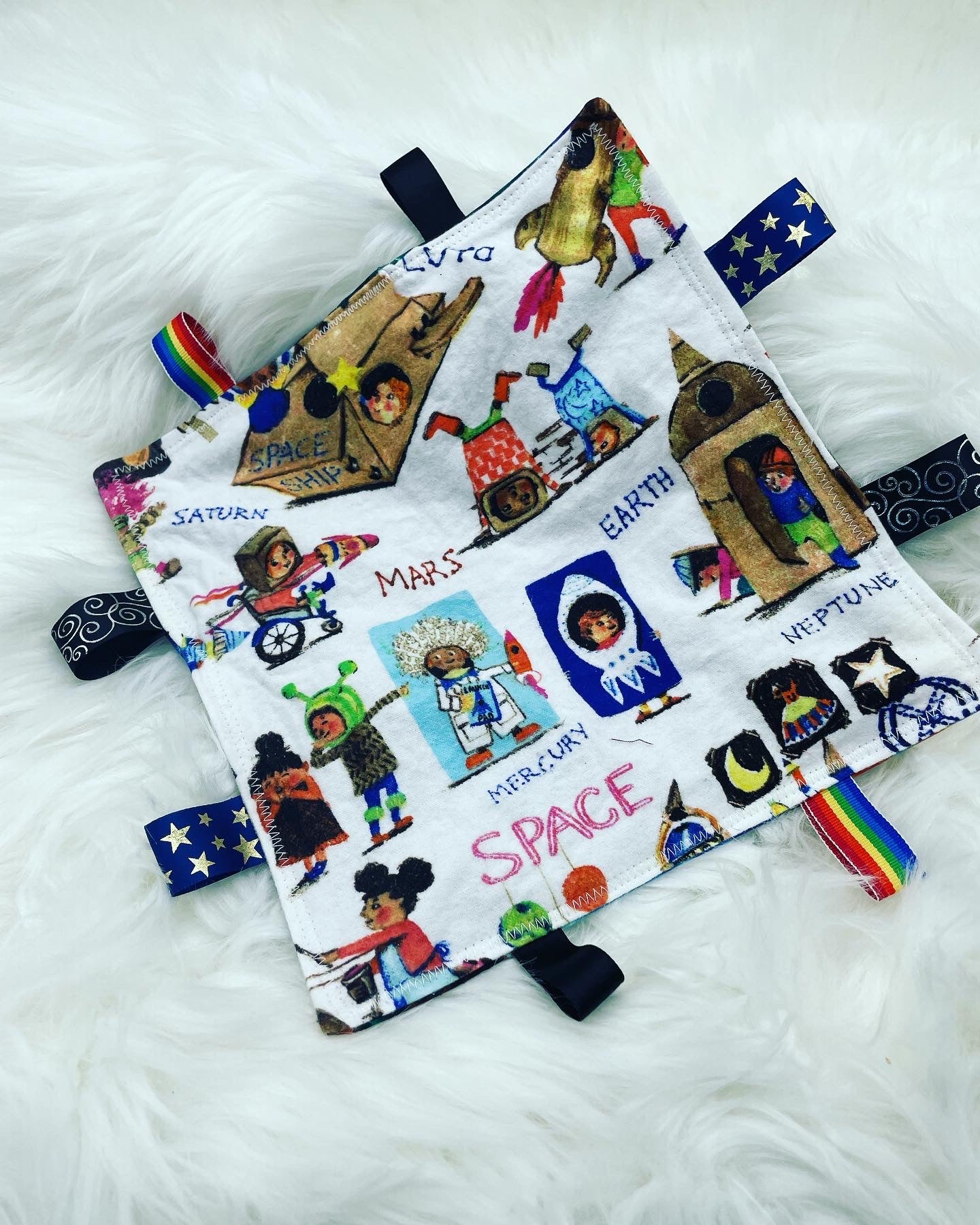 Space- Crinkle Tag Sensory