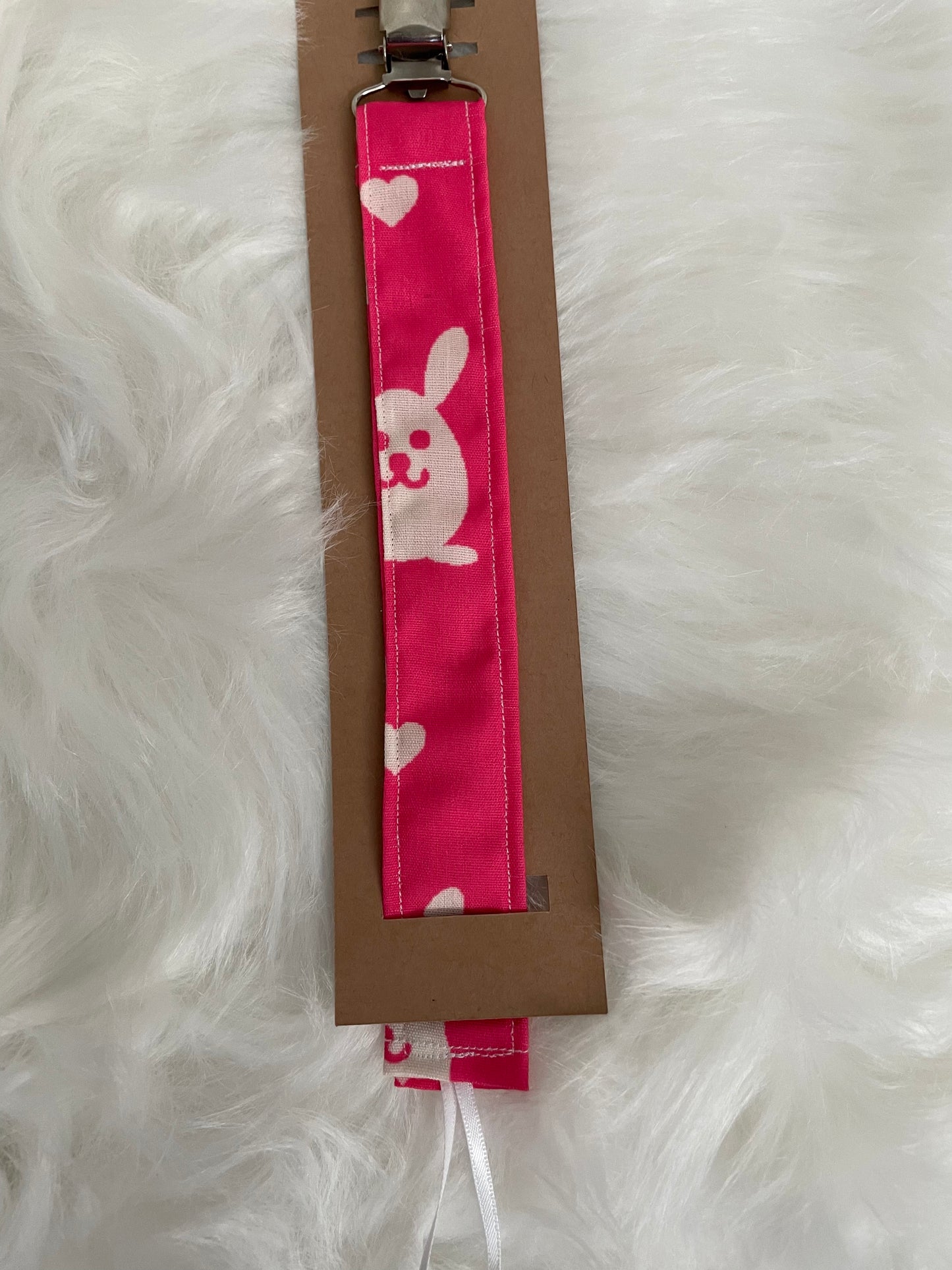 Bunny Trail - Holiday Pacifier/Toy Tether Individual