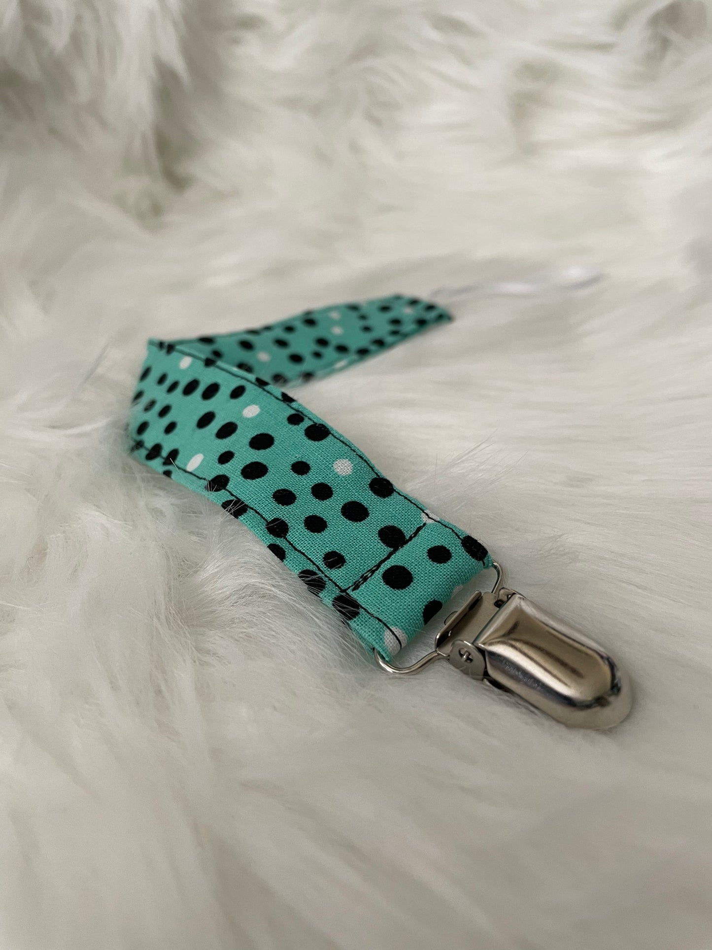 Polka Dots - Pacifier/Toy Tether Individual