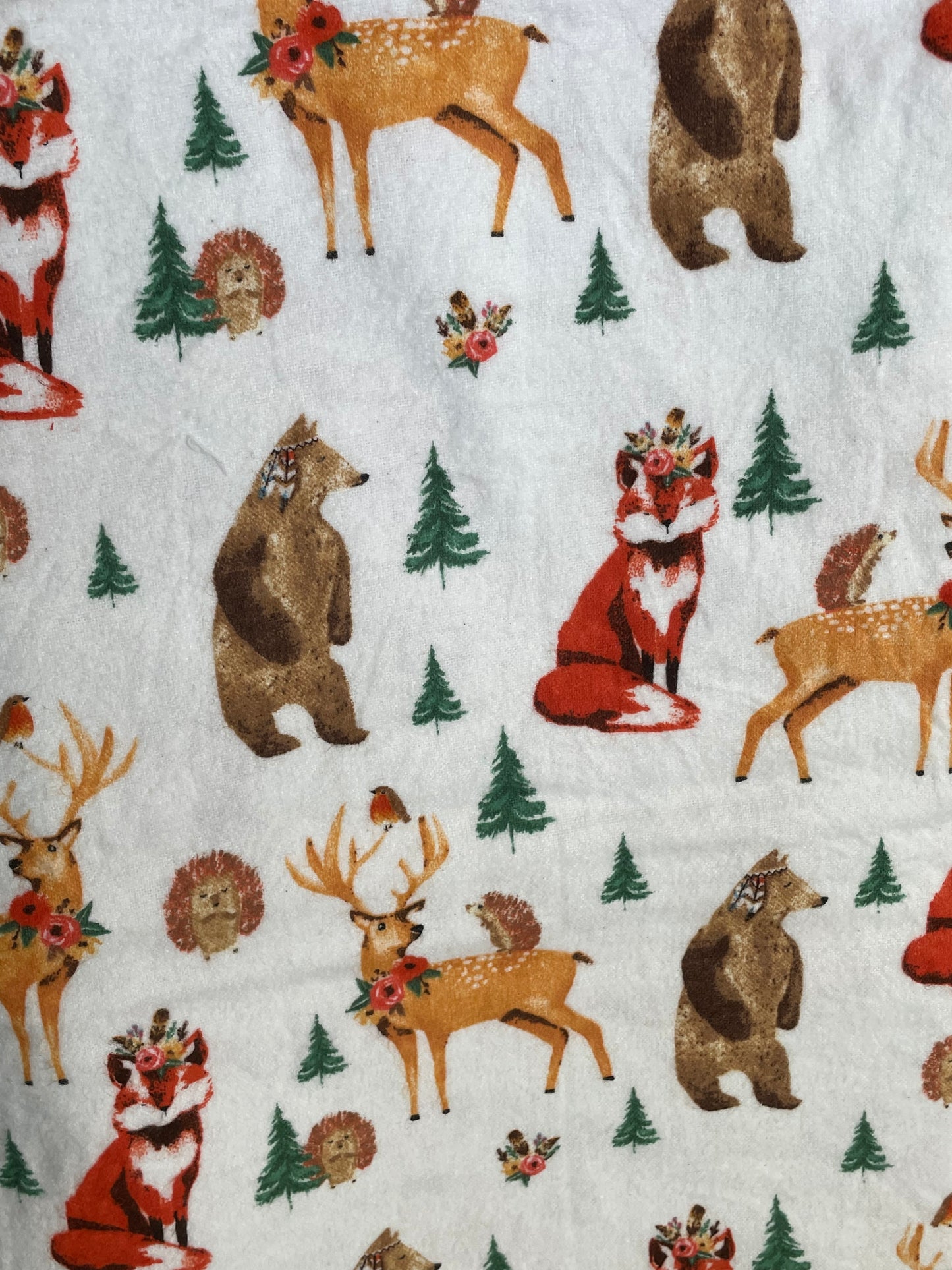 Woodland Creatures - Made to Order Burp Cloth Set